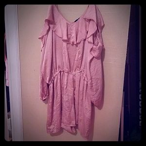 LS Cold Shoulder Romper